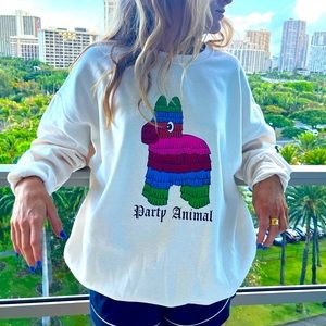 Party animal sweatshirt , party girl shirt , piñata shirt